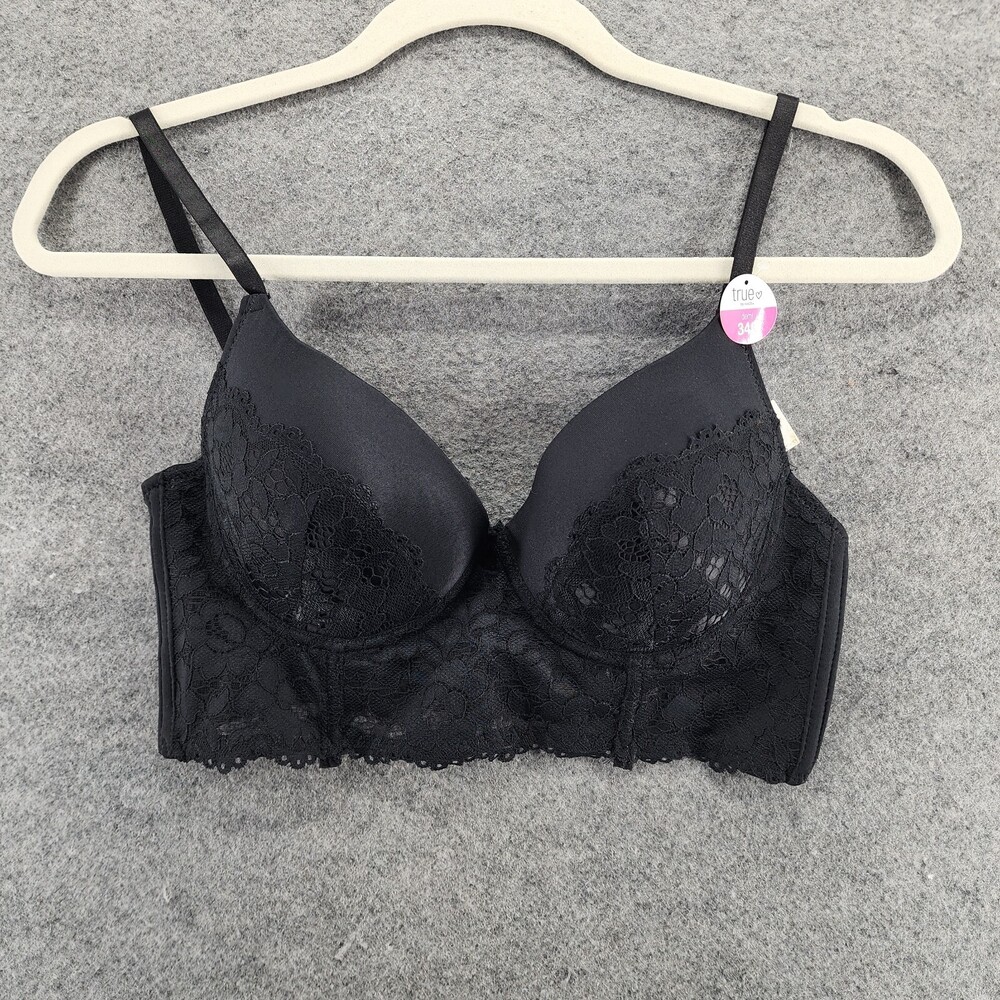 True by Rue 21 Bra Womens 34C Demi Black